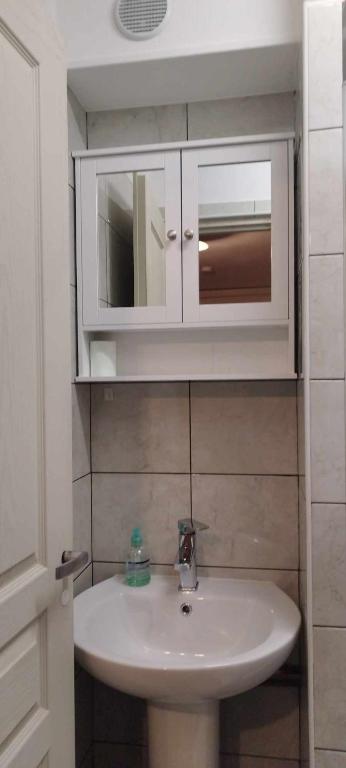 Koupelna v ubytování Appartements au bord de la rivière
