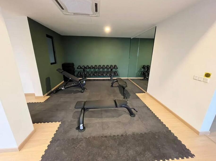Fitness centrum a/nebo fitness zařízení v ubytování F Homestay Putrajaya Near to PICC
