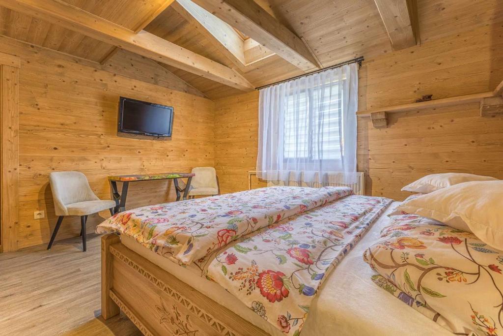 Postel nebo postele na pokoji v ubytování Privát Domino