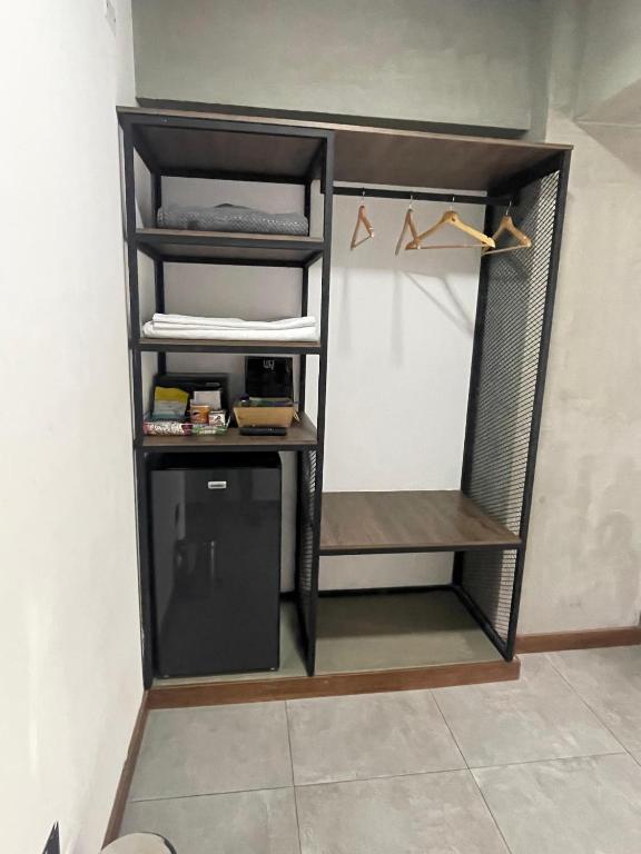 Kuchyň nebo kuchyňský kout v ubytování Hotel Embajada 44