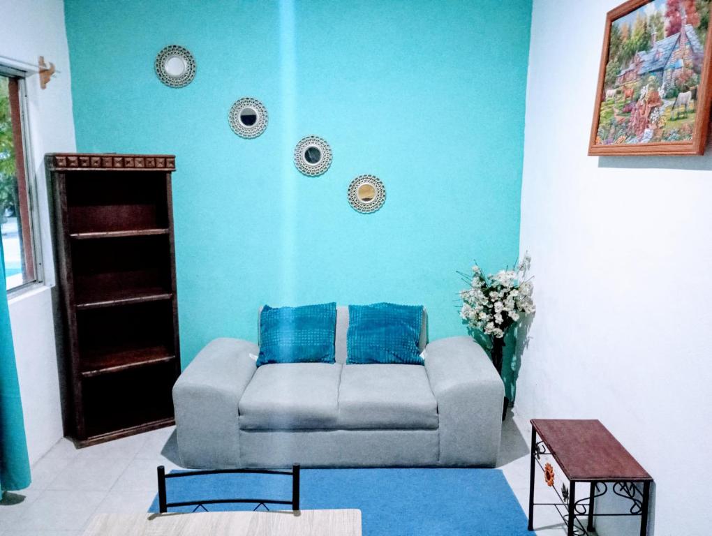 Χώρος καθιστικού στο Casa bonita