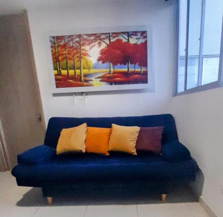 Posezení v ubytování Acogedor y Agradable Apartaestudio en Campus 67