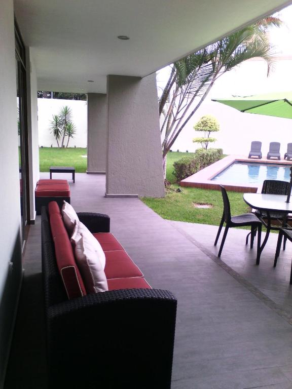 Posezení v ubytování Hotel Platino Expo Guadalajara