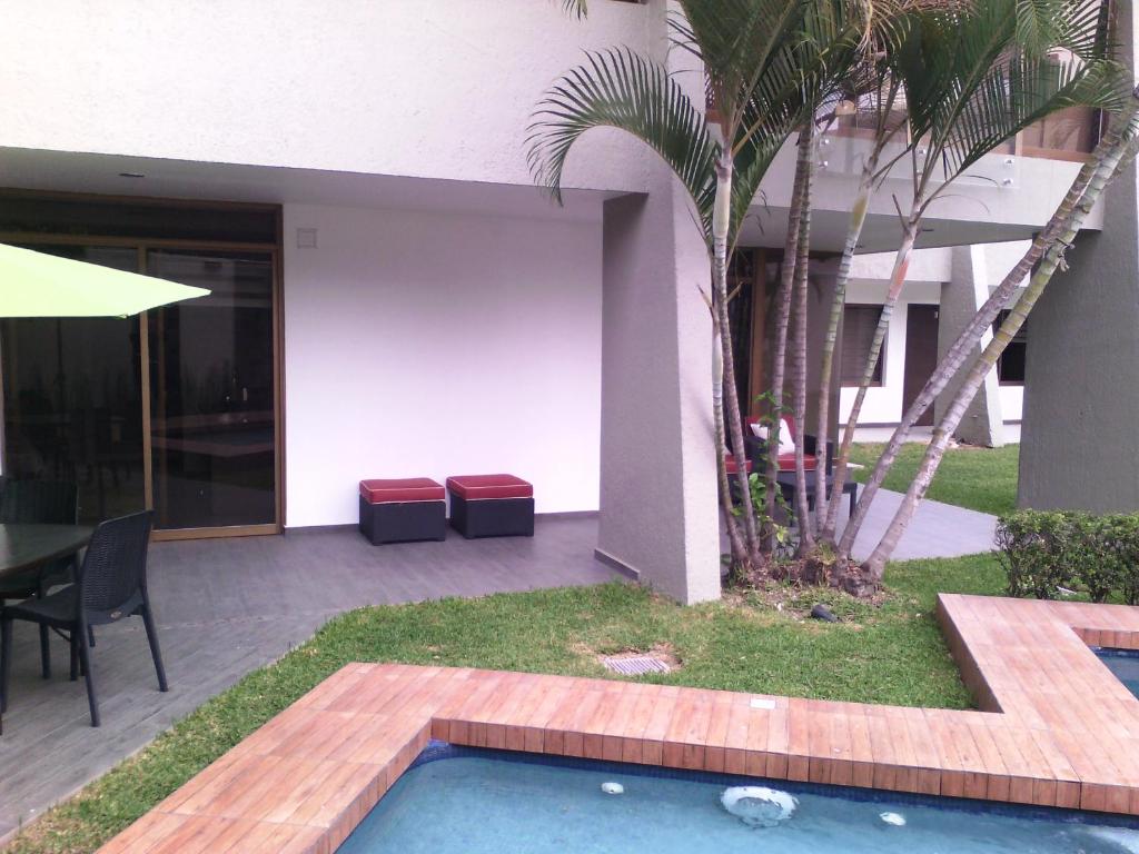 Zahrada ubytování Hotel Platino Expo Guadalajara