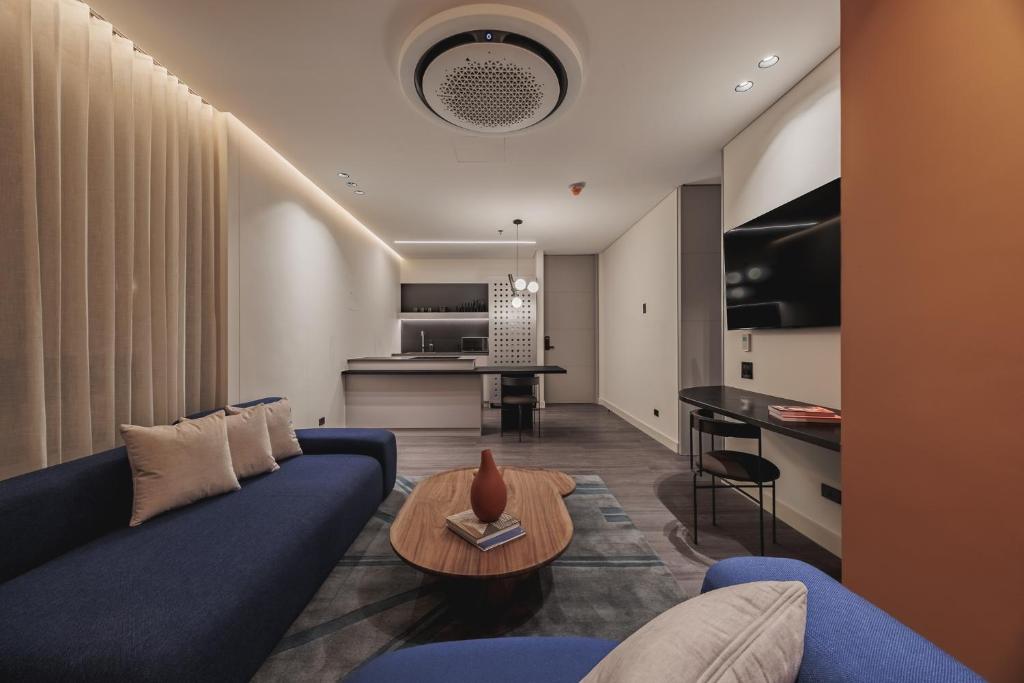 Kuchyň nebo kuchyňský kout v ubytování Nock - Reserved Residences