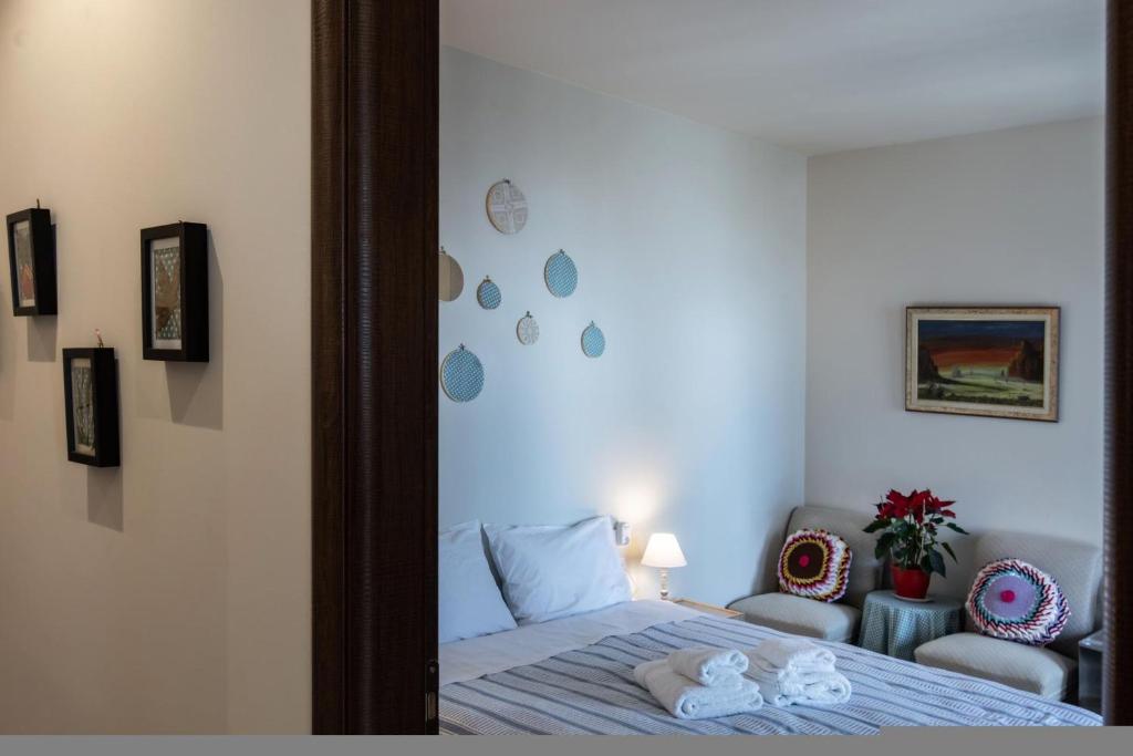 Posteľ alebo postele v izbe v ubytovaní Stagiates Guest House at Pelion