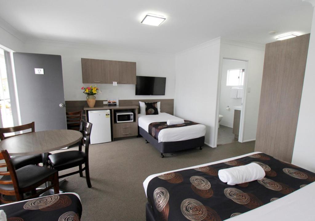 Kuchyň nebo kuchyňský kout v ubytování Takalvan Motel