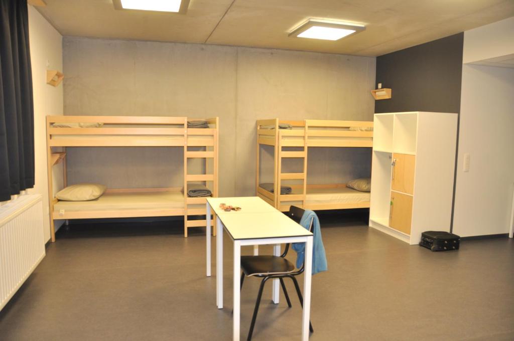 Kuchyň nebo kuchyňský kout v ubytování Hostel H