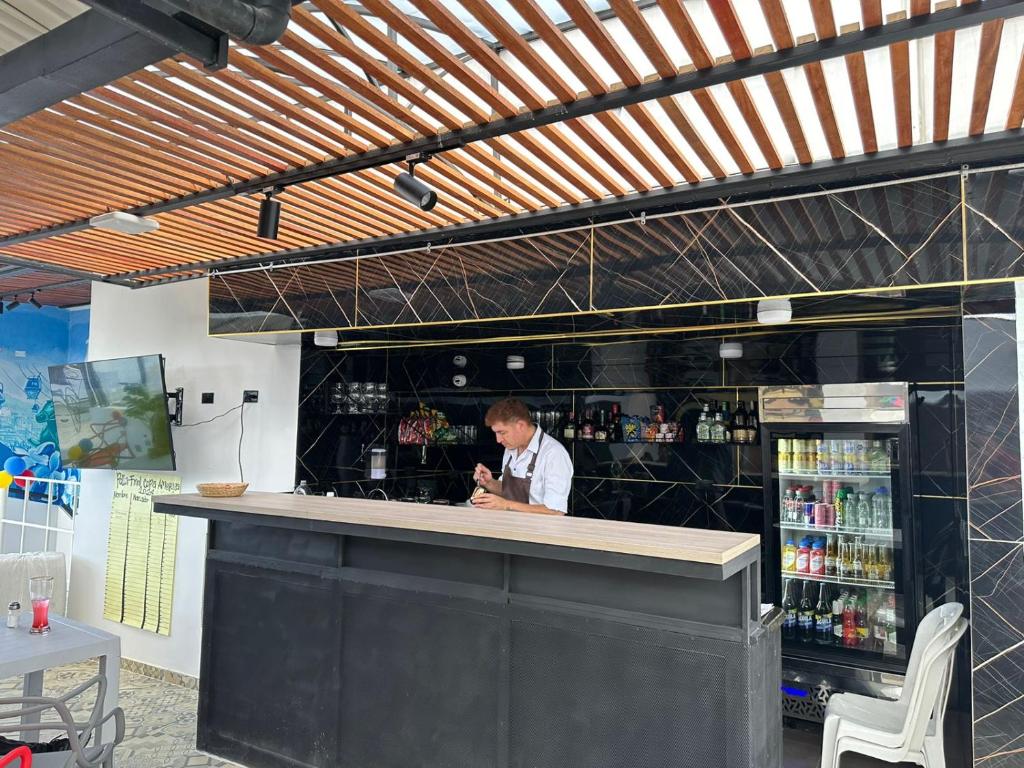 Nápoje v ubytování Hotel LAX78