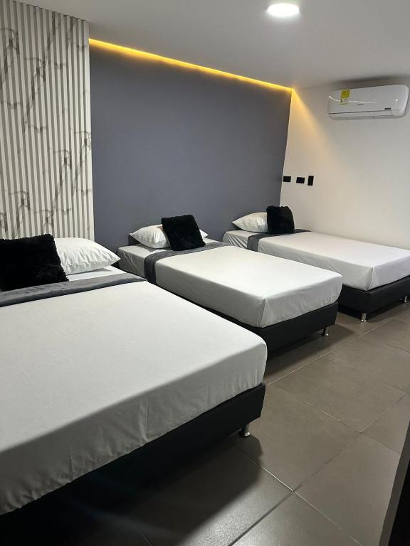Postel nebo postele na pokoji v ubytování Hotel LAX78
