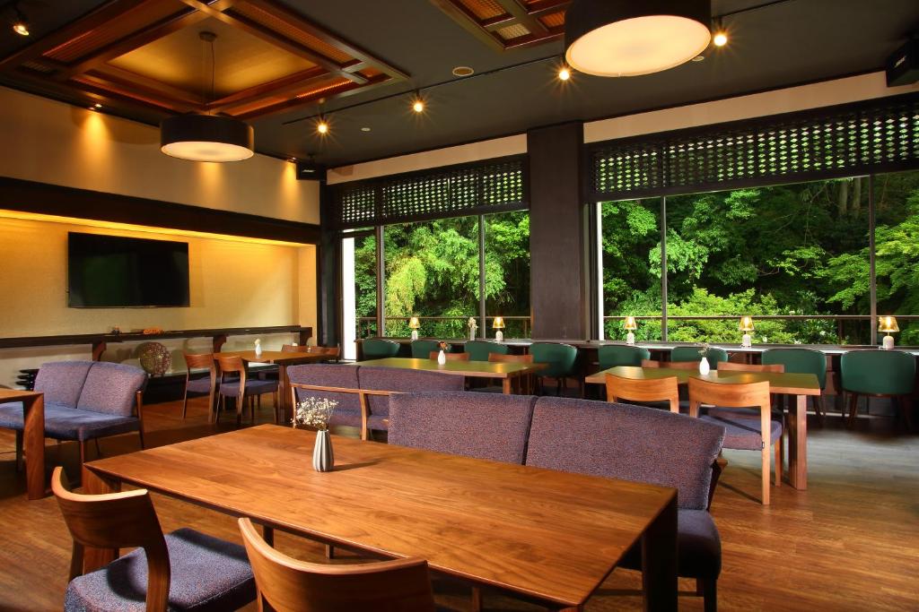 Restaurace v ubytování 筑波山江戸屋