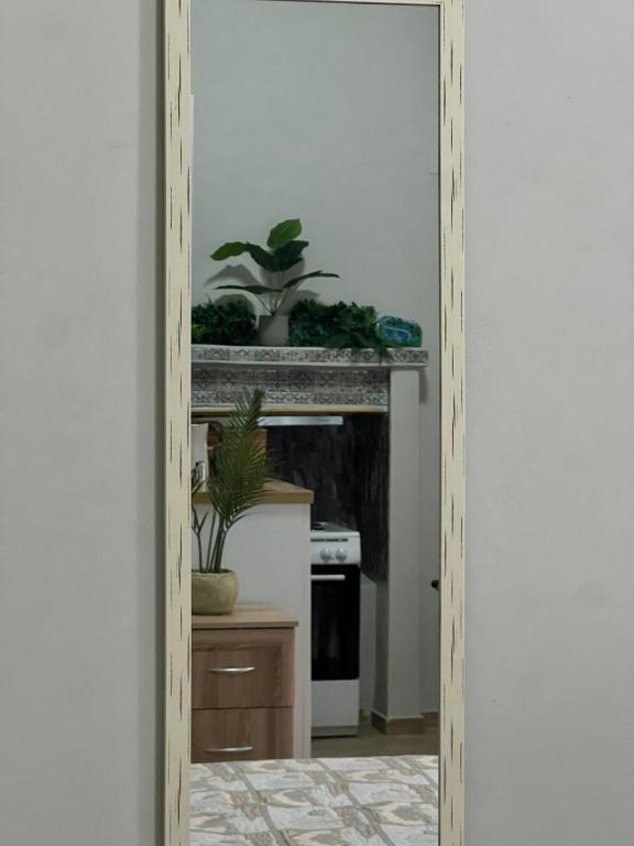 Kuchyň nebo kuchyňský kout v ubytování Niki Cottage