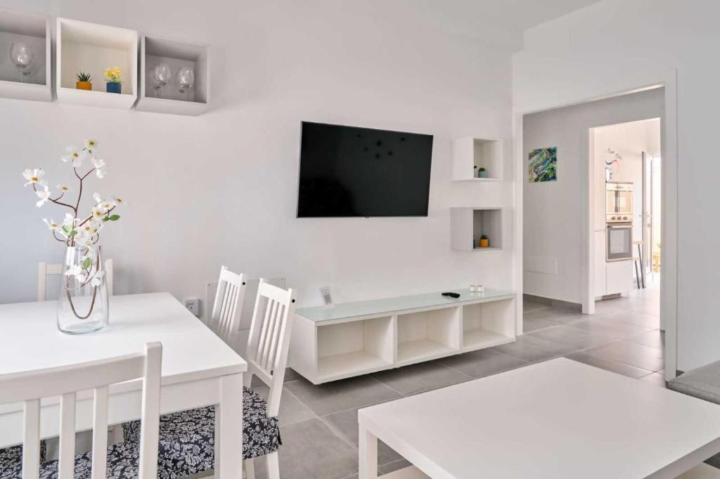 TV a/nebo společenská místnost v ubytování Casa Díaz By Divela