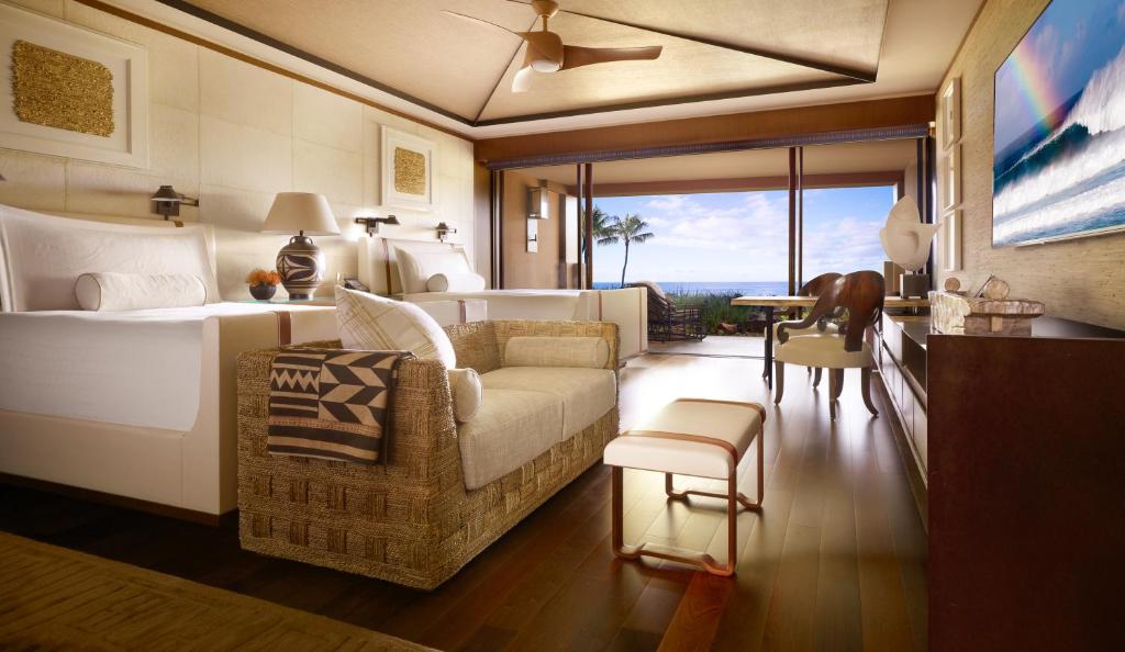 Four Seasons Resort Lana'i - Première Salle De Front De L'Océan Avec Deux Lits Doubles