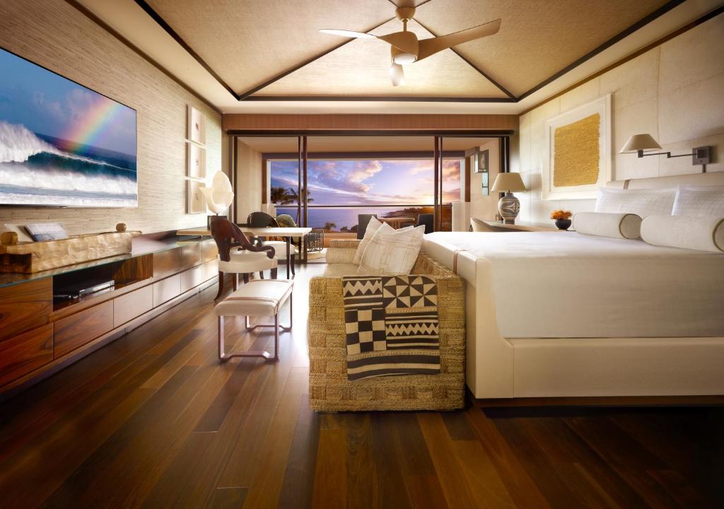 Four Seasons Resort Lana'i - Quatre Saisons Premier Ocean Front Studio Suite Lit King