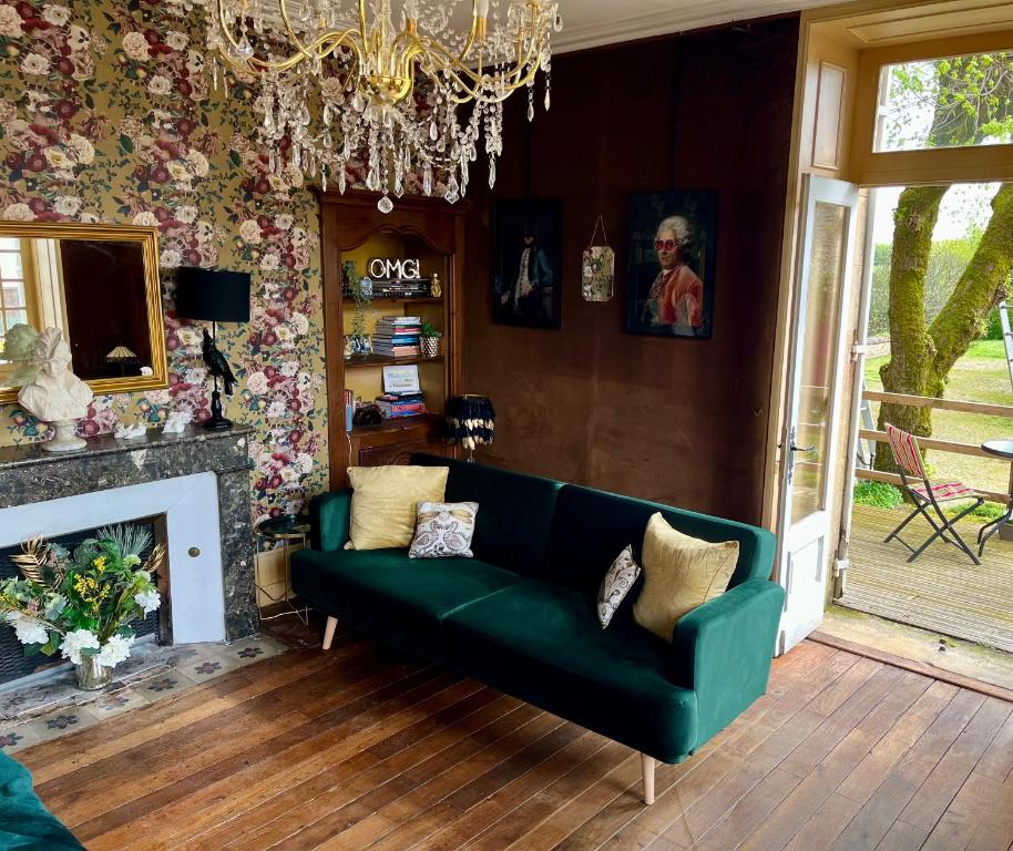 Χώρος καθιστικού στο Attic Suite, Maison de Mags & Mags