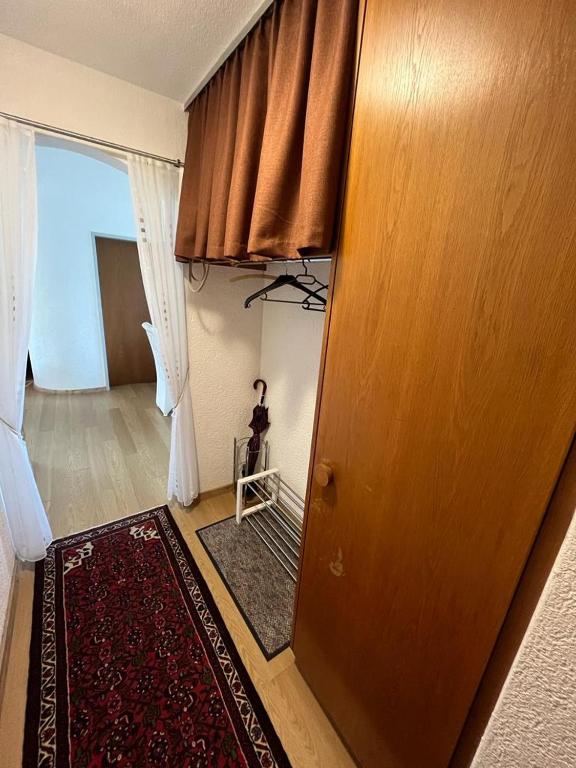 Postel nebo postele na pokoji v ubytování Zimmer in Vaduz FL