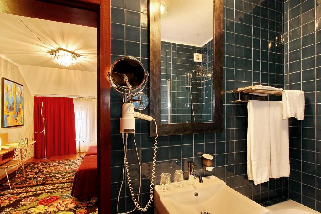 Koupelna v ubytování Hotel Mestre de Avis
