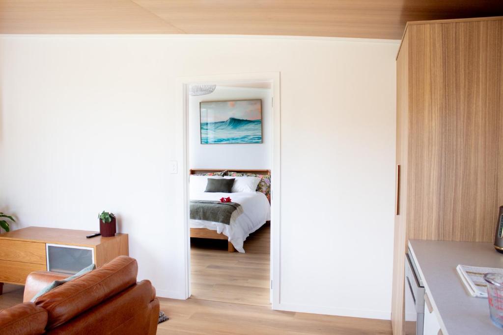 Postel nebo postele na pokoji v ubytování Salt Guesthouse