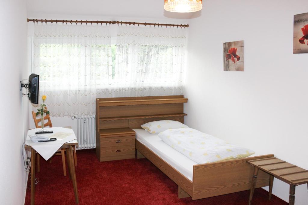 Postel nebo postele na pokoji v ubytování Gasthof Krone