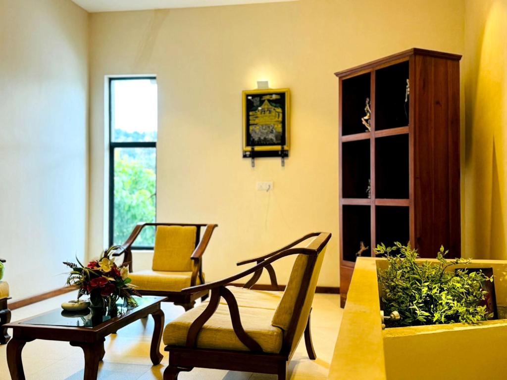 Posezení v ubytování Rivorich Residence Kandy