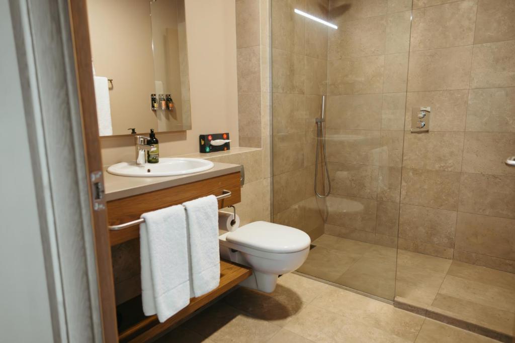 Vannituba majutusasutuses Hotel Vík í Mýrdal