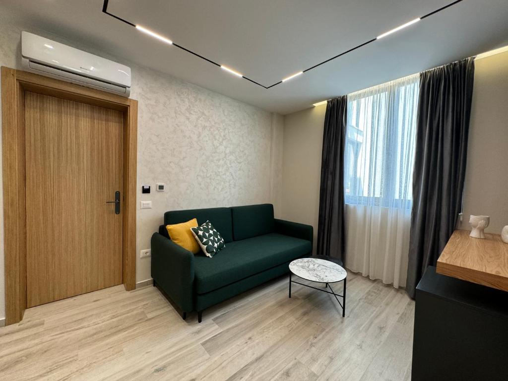 Posezení v ubytování Twins Hotel Vlore