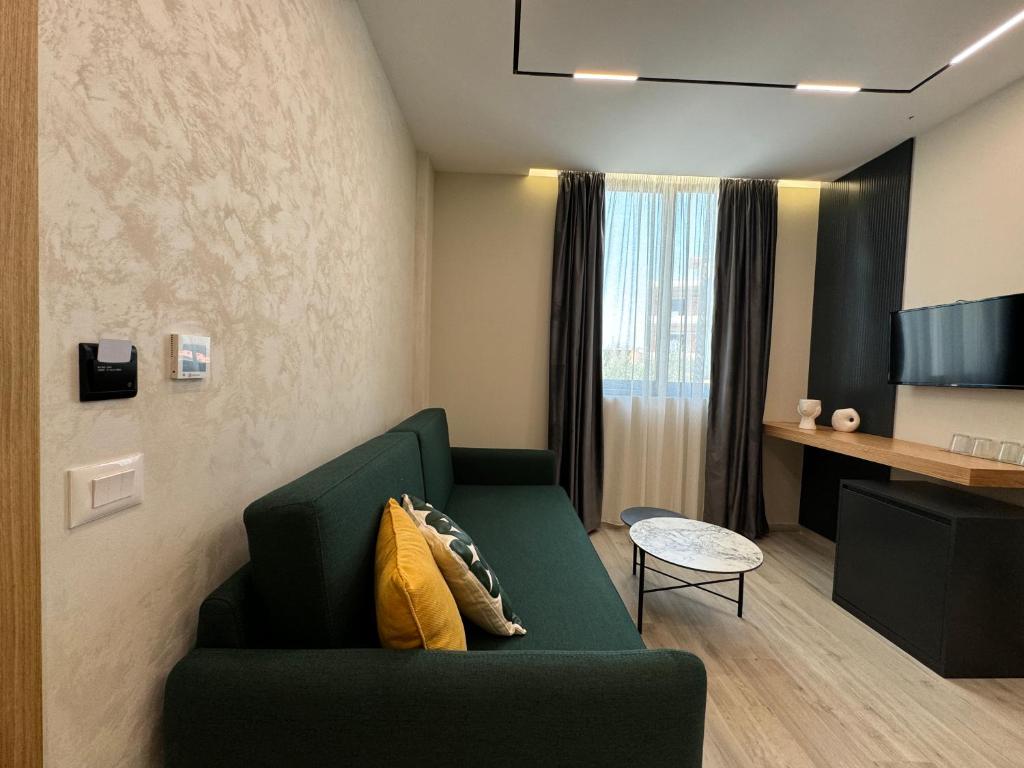 Posezení v ubytování Twins Hotel Vlore