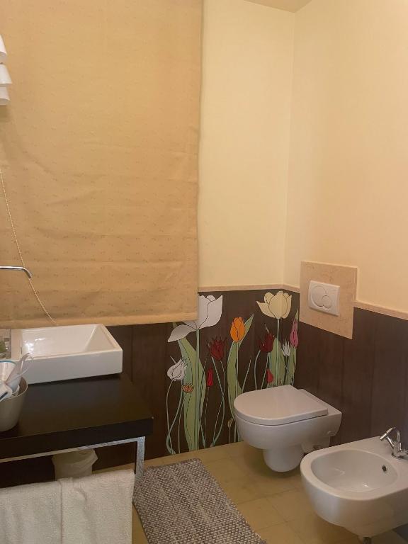 Koupelna v ubytování Casa Piermarini