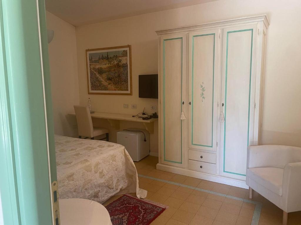 TV a/nebo společenská místnost v ubytování Casa Piermarini