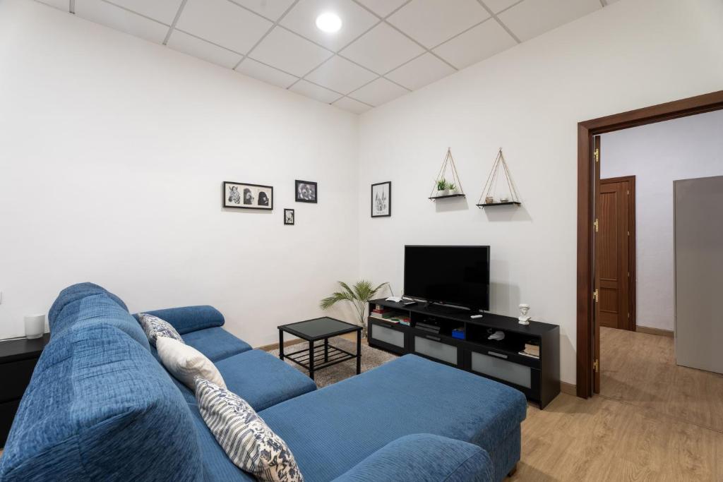 Televízia a/alebo spoločenská miestnosť v ubytovaní Casa Matyas