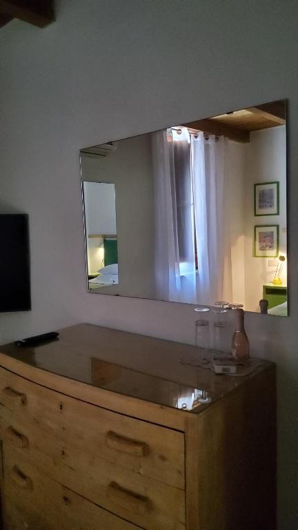 TV a/nebo společenská místnost v ubytování Villa Marinella