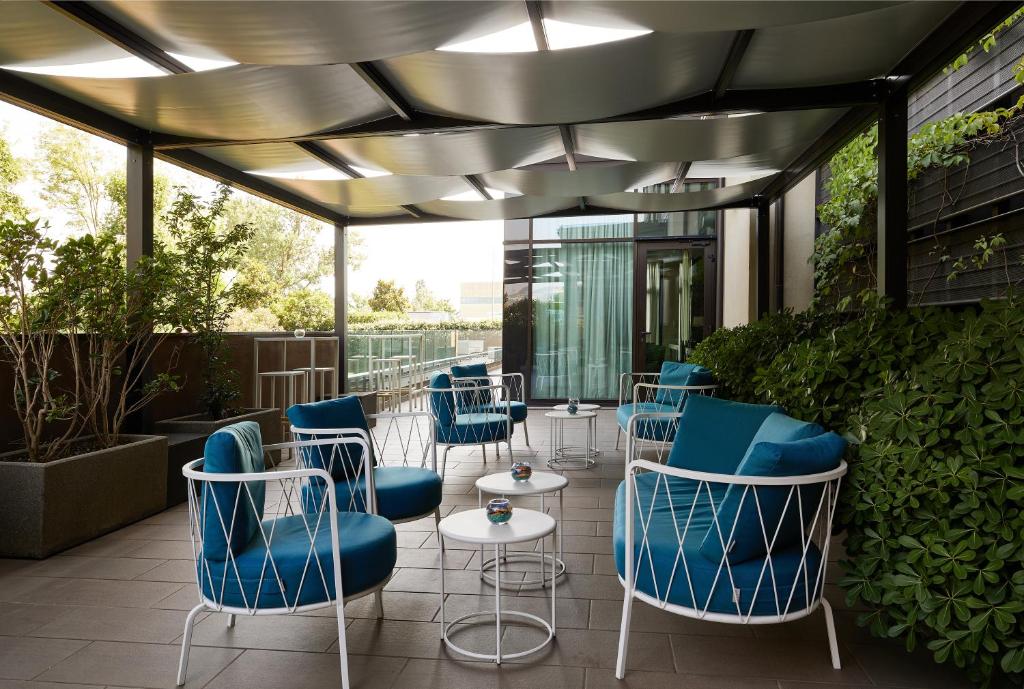 Posezení v ubytování Blu Hotel Brixia