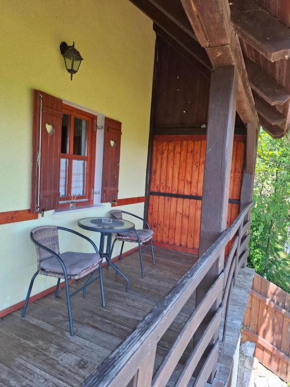 Balkón alebo terasa v ubytovaní Country House Na Malenom brijegu