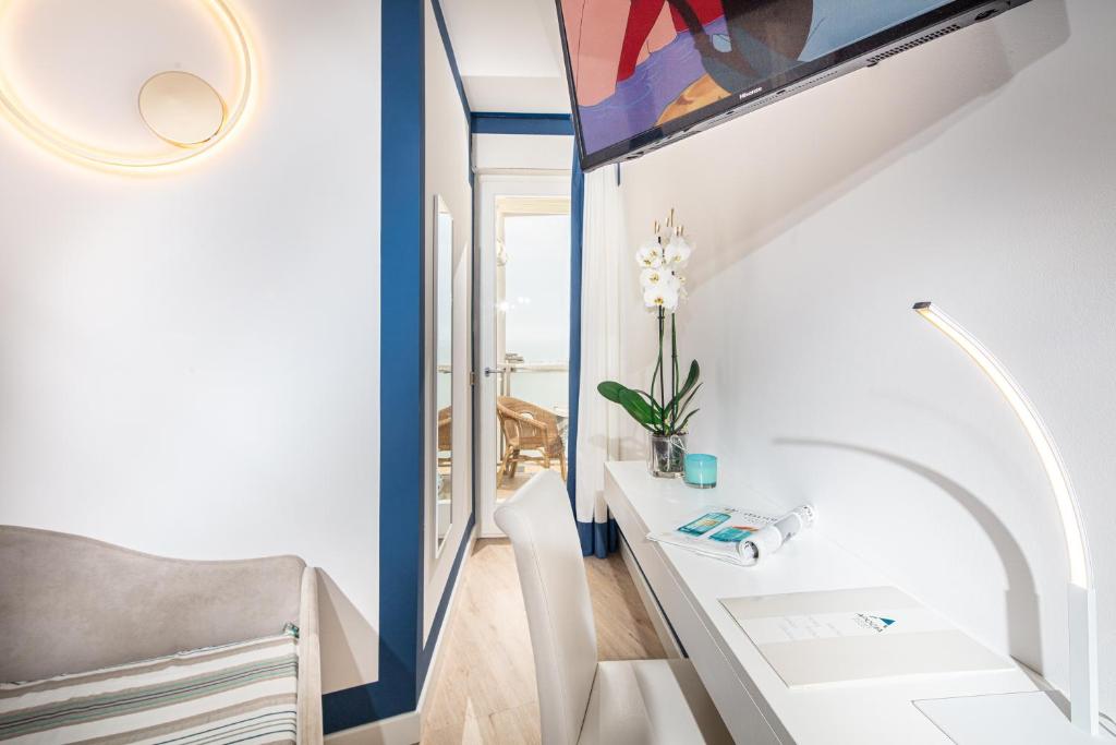 Koupelna v ubytování Hotel Karinzia