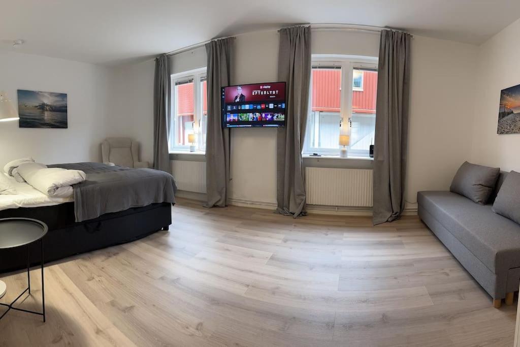 Posezení v ubytování Lägenhet mitt i centrum - My Hostel
