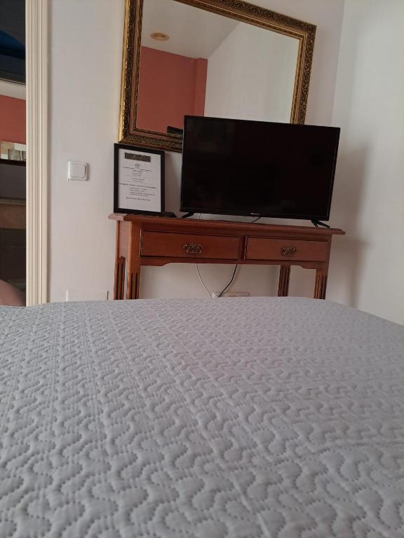 TV a/nebo společenská místnost v ubytování Hostal Montys