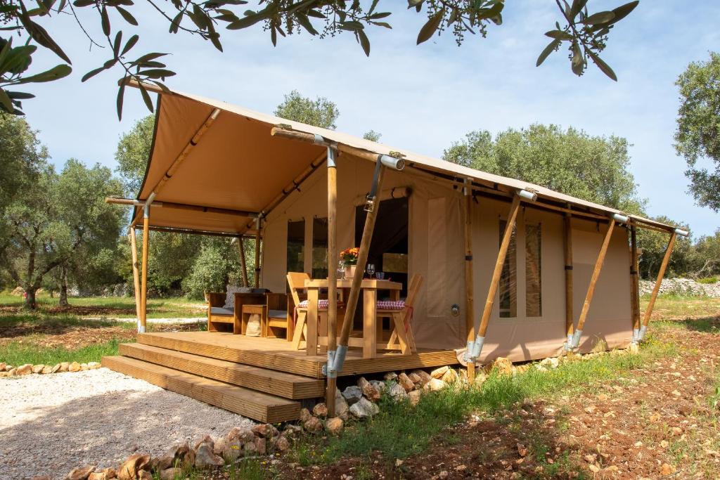 Zahrada ubytování Domus Olea Glamping