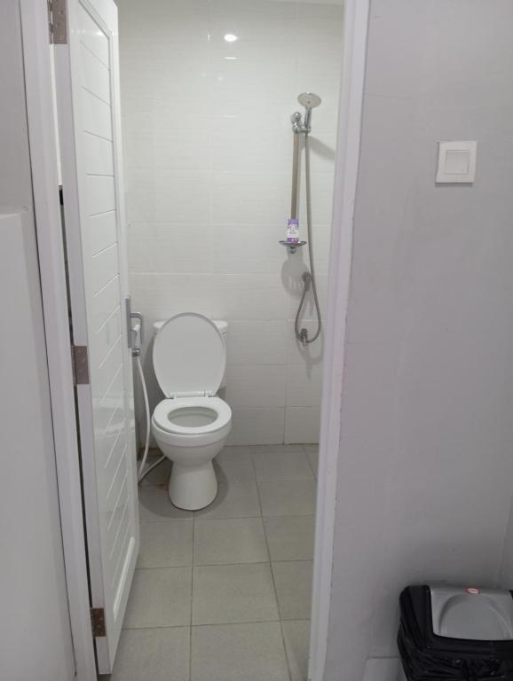 Koupelna v ubytování Abhi hotel