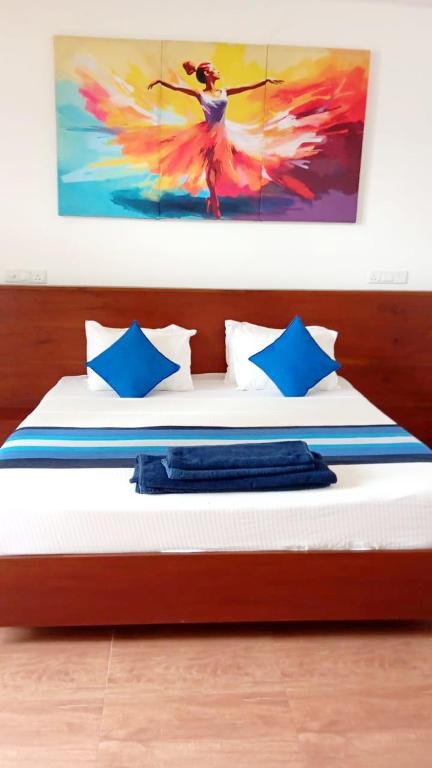 Postel nebo postele na pokoji v ubytování Hemalie Resort Mirissa