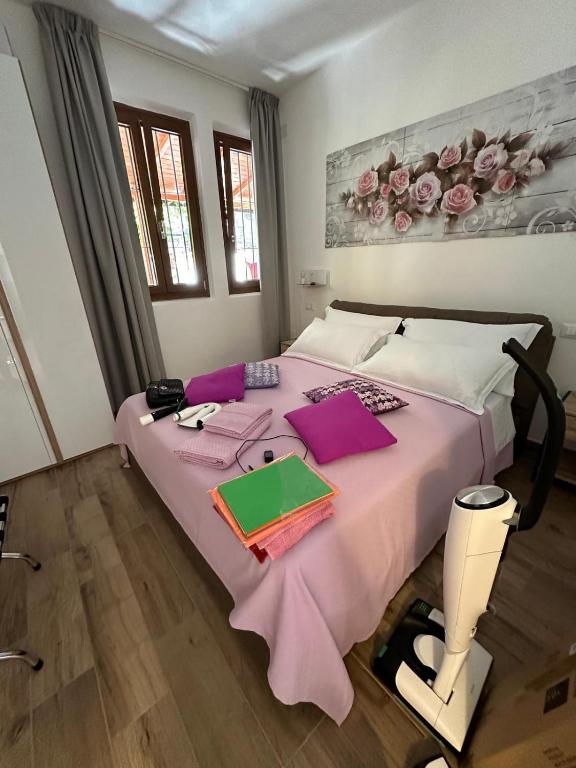 Postel nebo postele na pokoji v ubytování Il Glicine