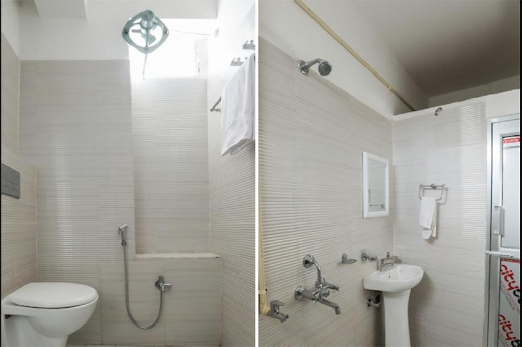 Koupelna v ubytování Hotel Gyan Regency