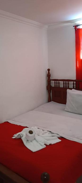 Postel nebo postele na pokoji v ubytování Hospedaje Wicirare