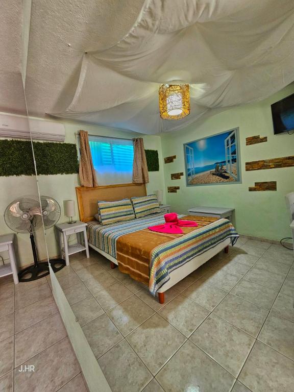 Postel nebo postele na pokoji v ubytování BellaVista Suites By Villas Verdes - Samara Beach
