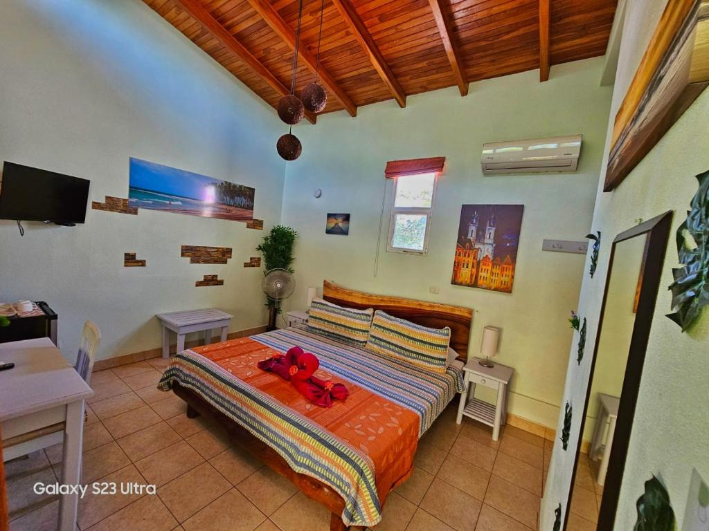 TV a/nebo společenská místnost v ubytování BellaVista Suites By Villas Verdes - Samara Beach