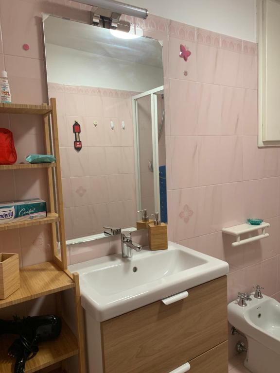 Koupelna v ubytování A casa di Atti