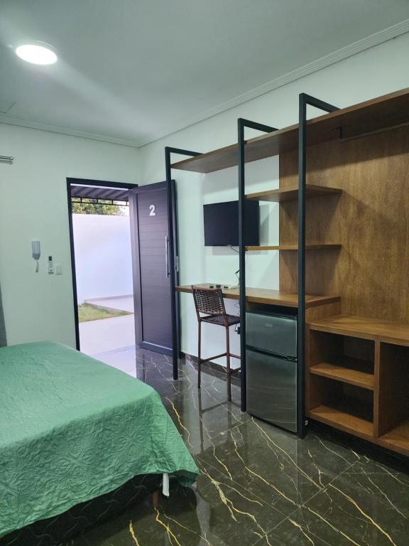 Postel nebo postele na pokoji v ubytování Hospedaje Santa Sofía