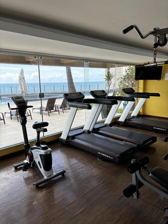 Fitness centrum a/nebo fitness zařízení v ubytování Loft Lodge - Suíte e Sala