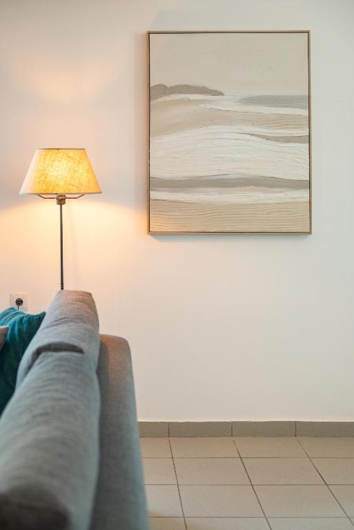 Posezení v ubytování New Modern Apartment in Kos Center