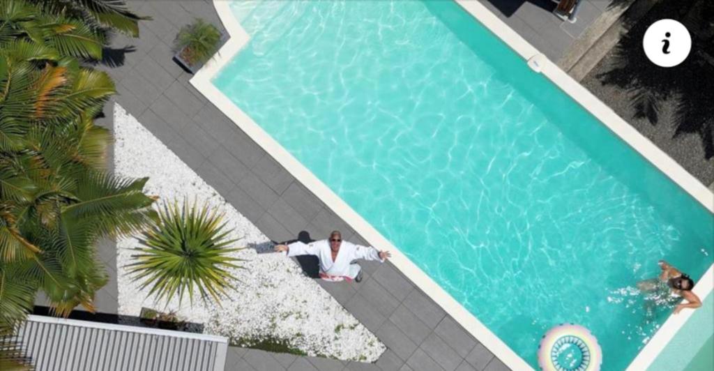 Bazén v ubytování Villa Ti MoOn, Piscine et SPA idéalement situé, Sud Réunion nebo v jeho okolí